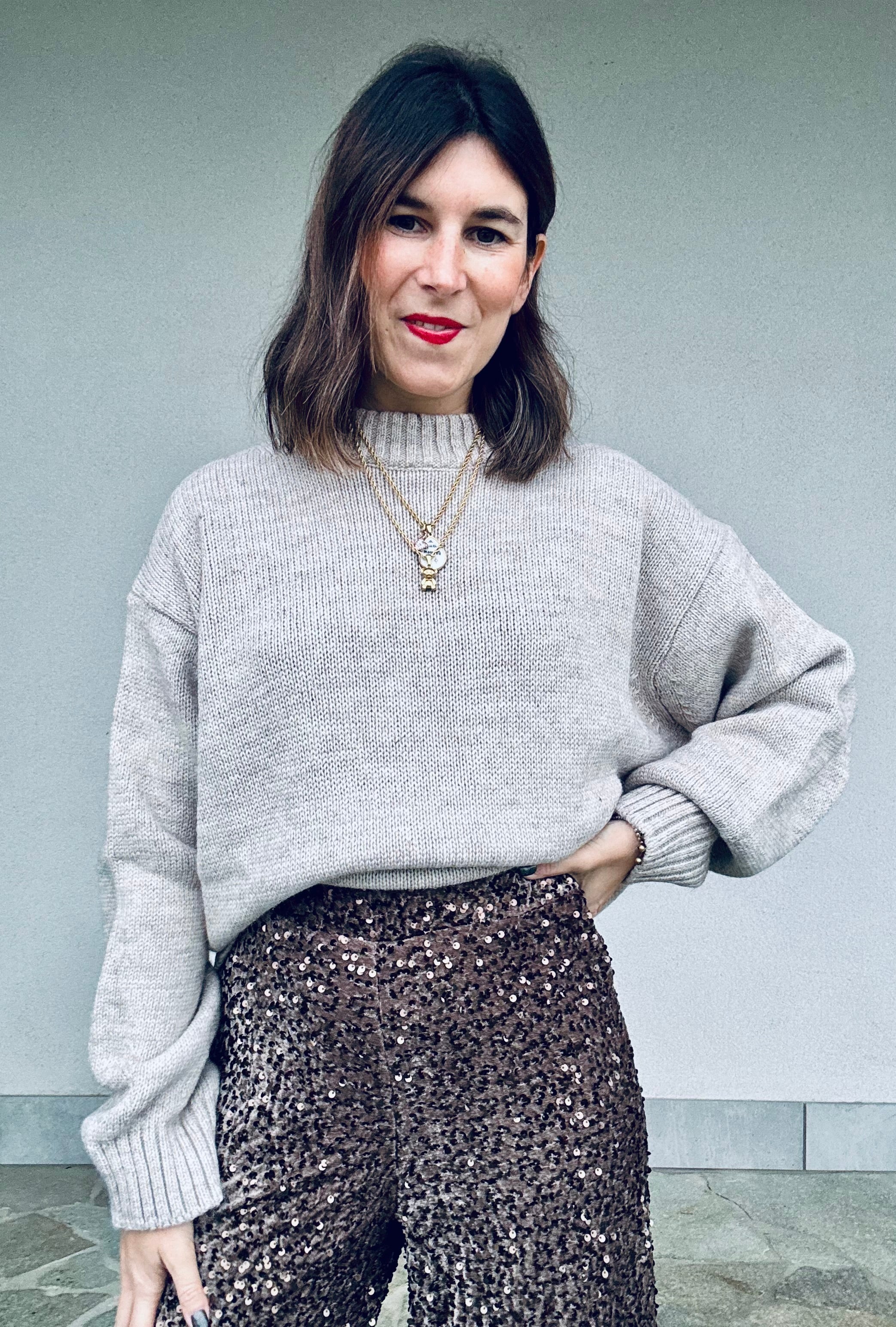 Pantalone paillettes