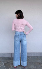 Denim risvolto