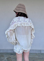Blusa ricamo
