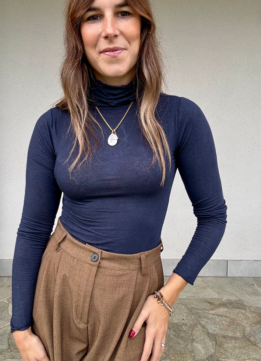 Cashemere collo alto