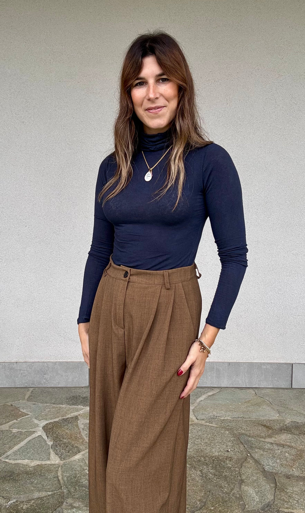 Cashemere collo alto