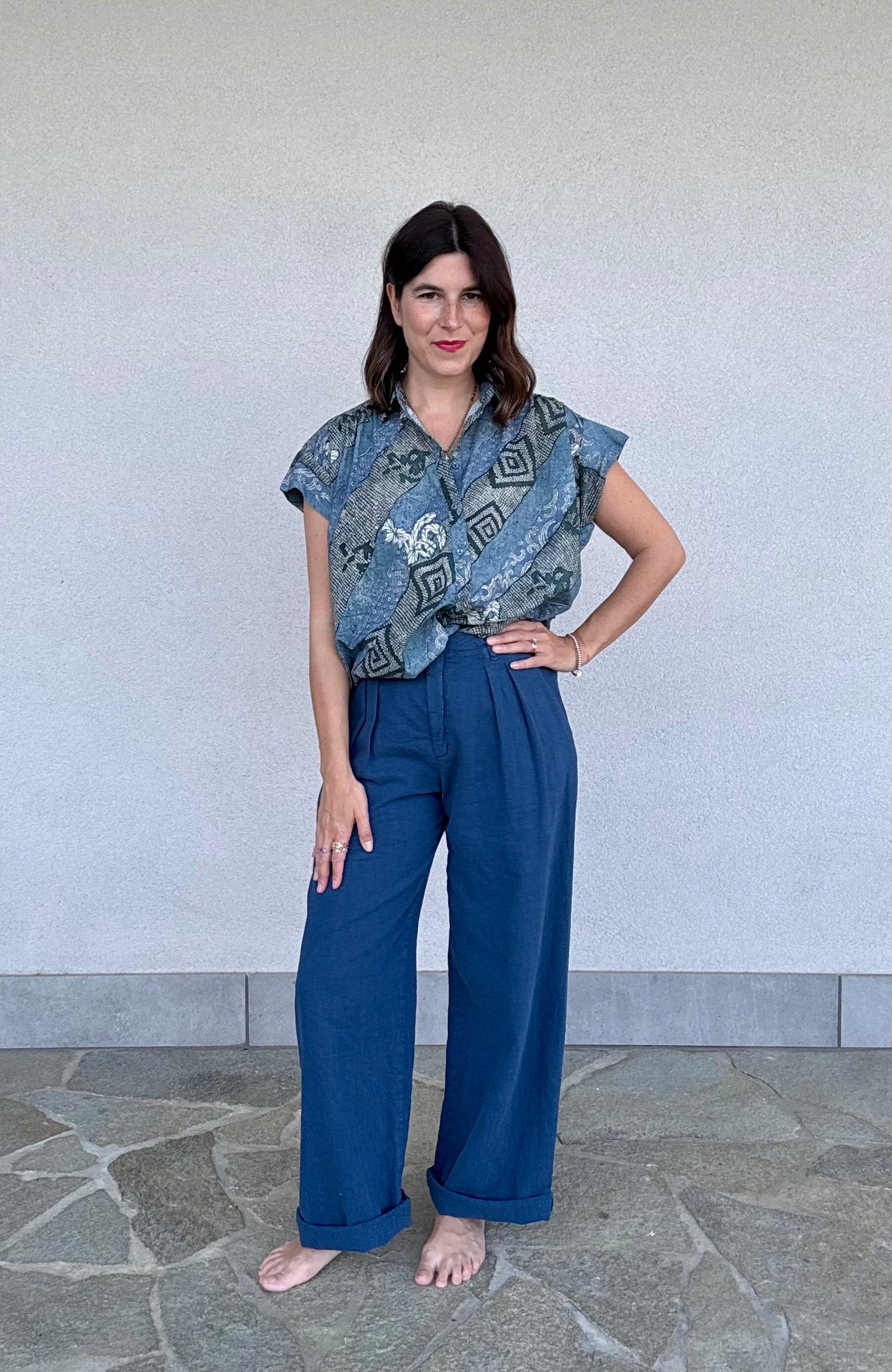 Blusa manica corta