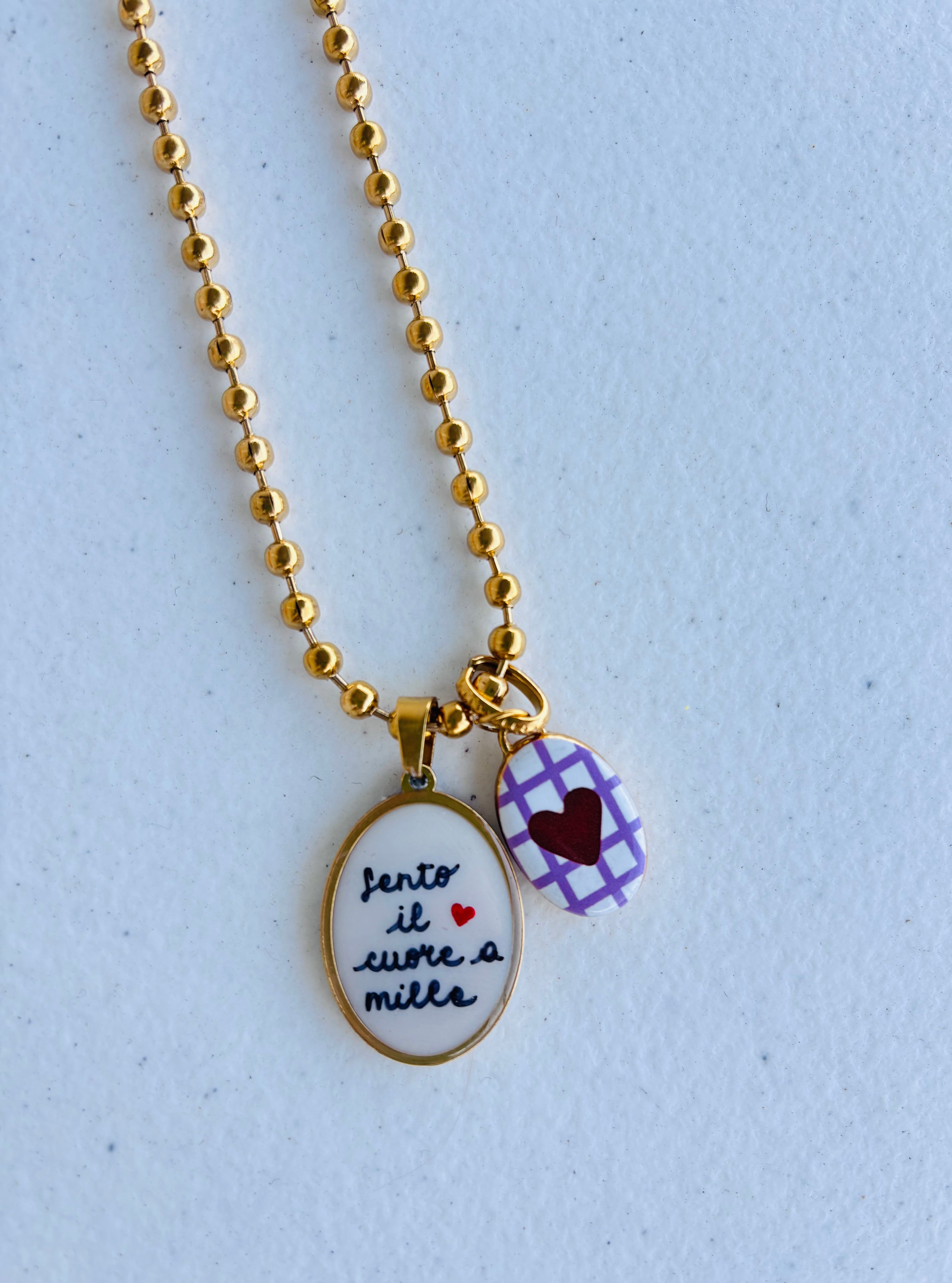 Collana SENTO IL CUORE A MILLE