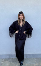 Cardigan frange