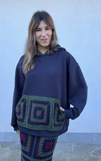 Felpa con dettagli crochet by SOUVENIR
